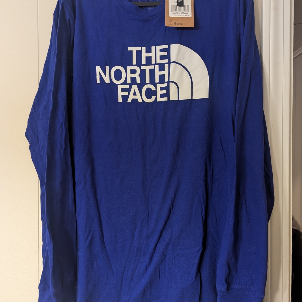 The North Face Blue Long Sleeve Shirt